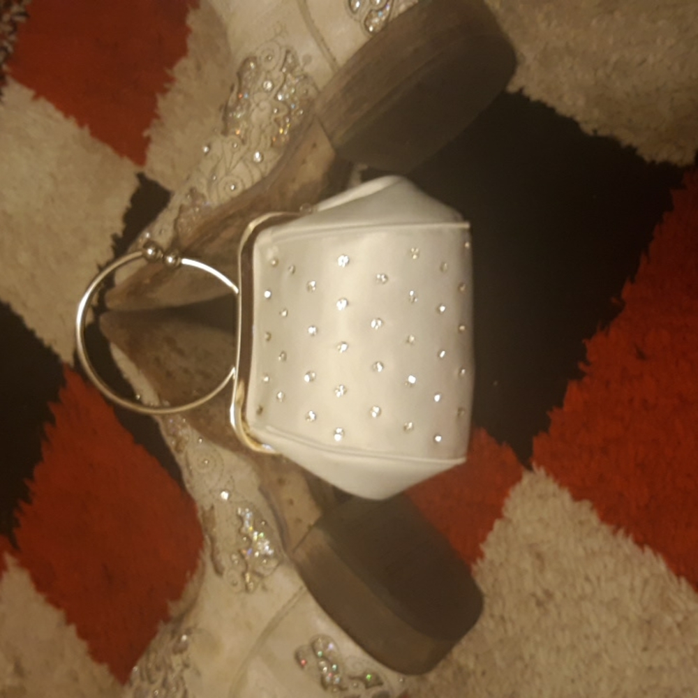 Corral white glitter boots square toe - Picture 4 of 6
